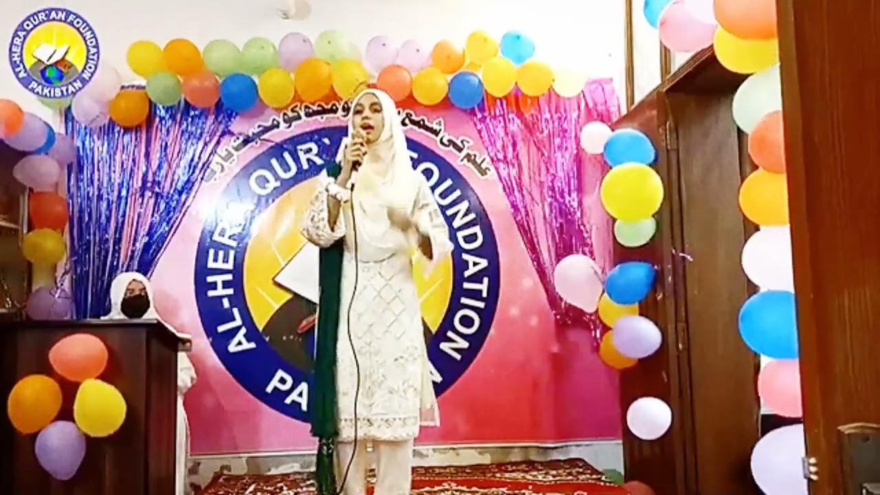 Beautiful Speech! Student Of Al Hera Qur'an Foundation.