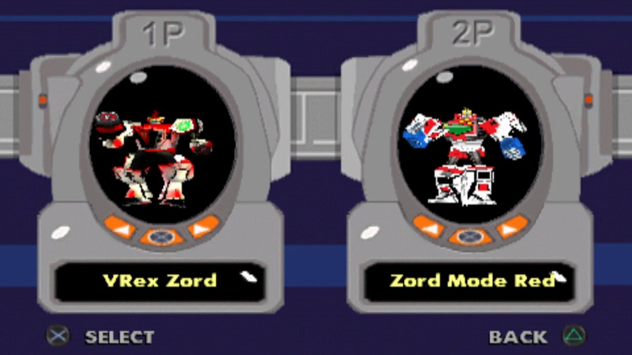 Power Rangers: Time Force All Characters [PS1]