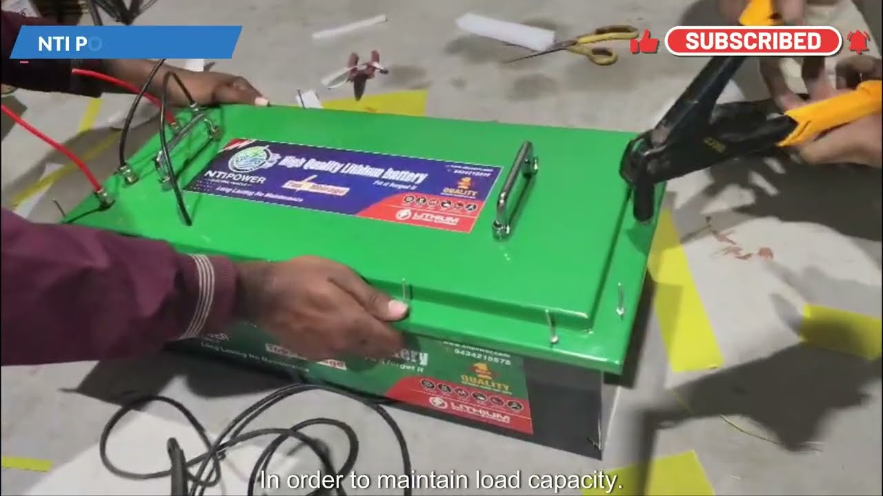 51.2V 90Ah Lithium Battery Pack Build | 96pcs Cell | NTI Power | Full Process Explained