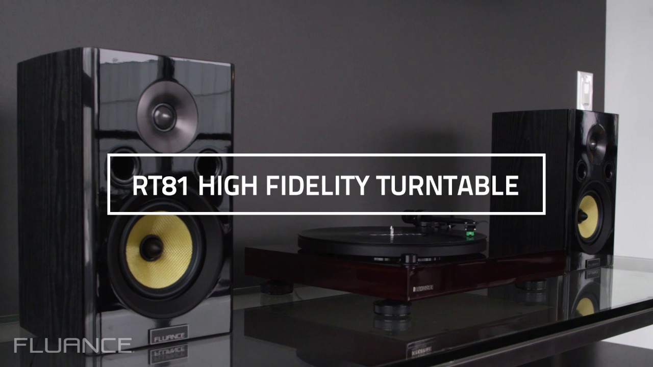 RT81 High Fidelity Vinyl Turntable Record Player