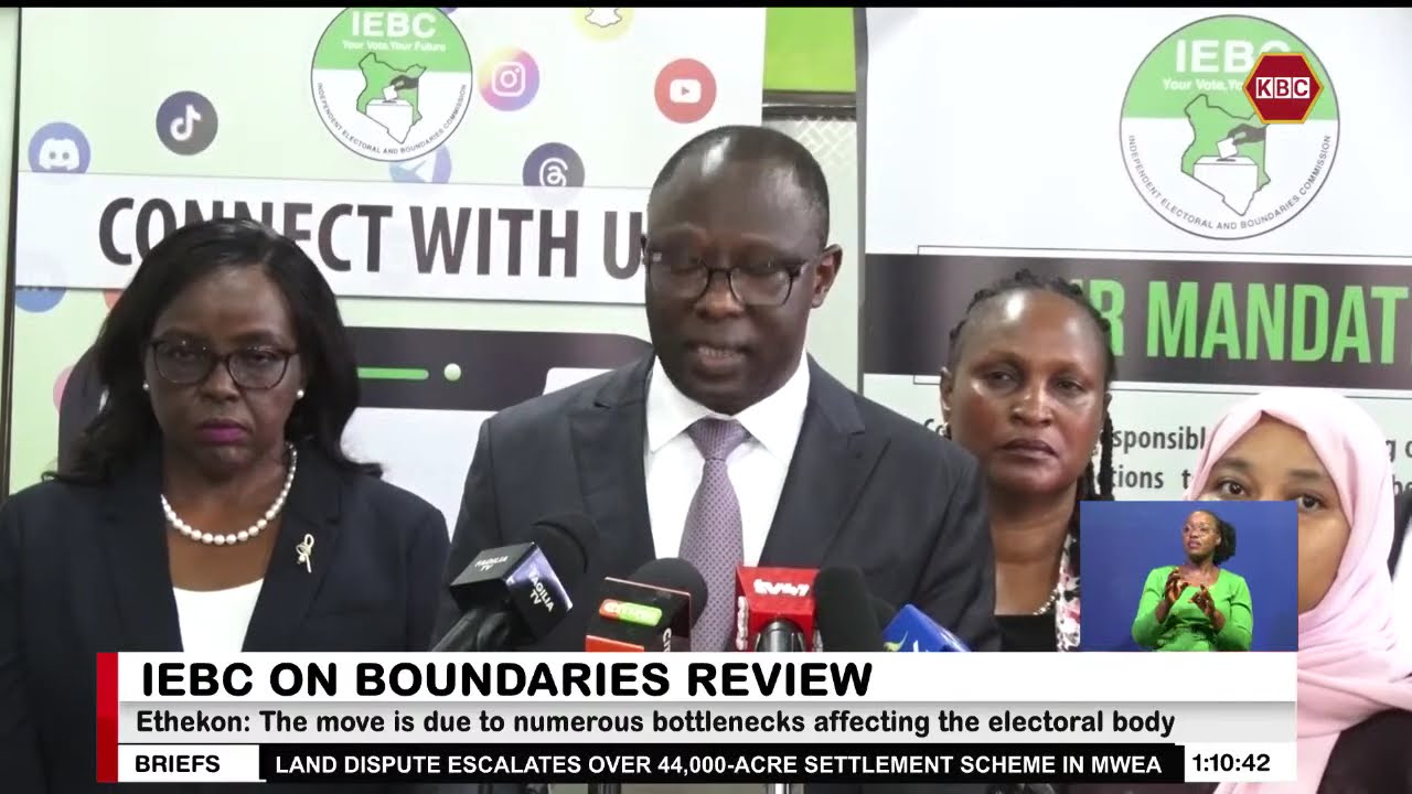 IEBC Chair Ethekon reveals that no new constituencies will be added or reduced
