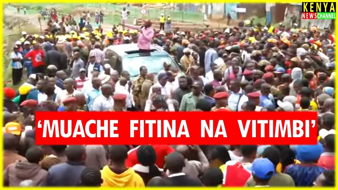 Ruto ANGRY speech today after Crowd Blocked him at Dandora Nairobi Lecturing Gachagua & Sifuna