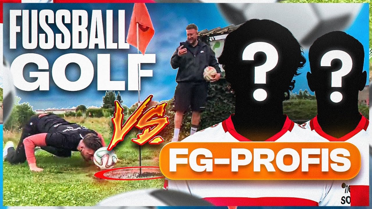 Die ULTIMATIVE FUSSBALL GOLF CHALLENGE vs PROFIS ⚽️😱