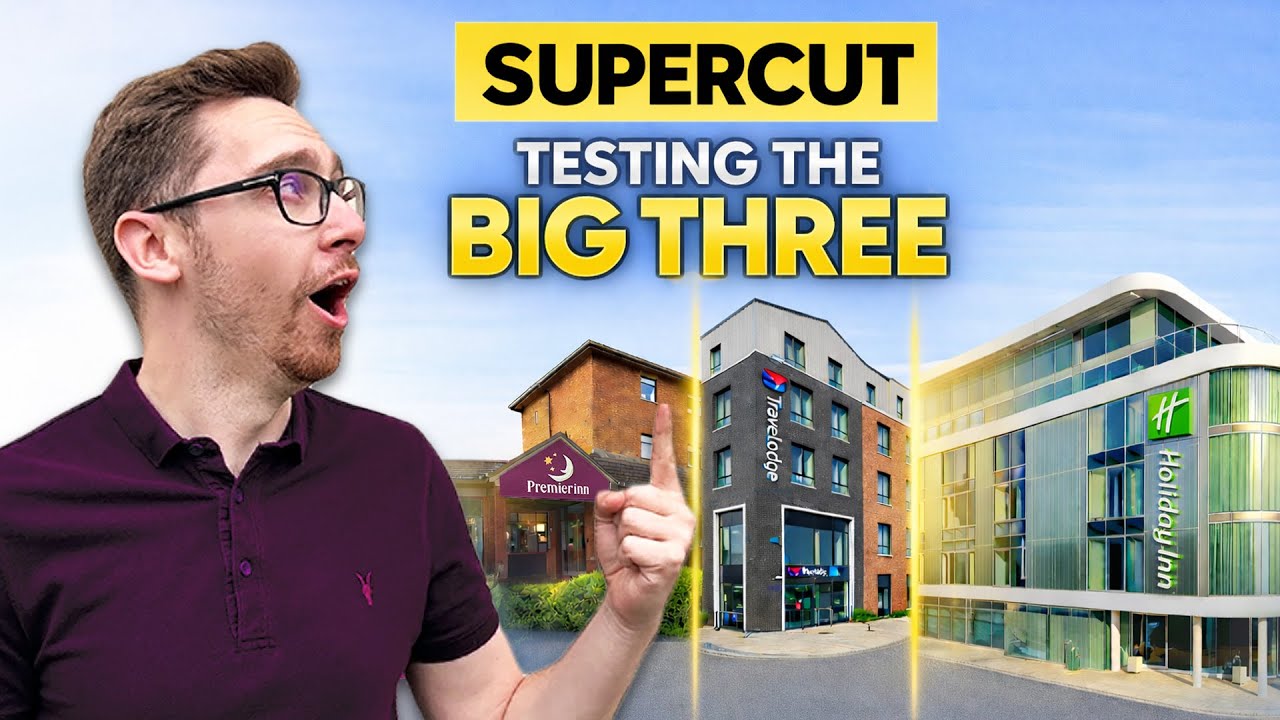 Premier Inn VS Travelodge VS Holiday Inn - Testing the BIG 3 (FULL SERIES SUPERCUT)