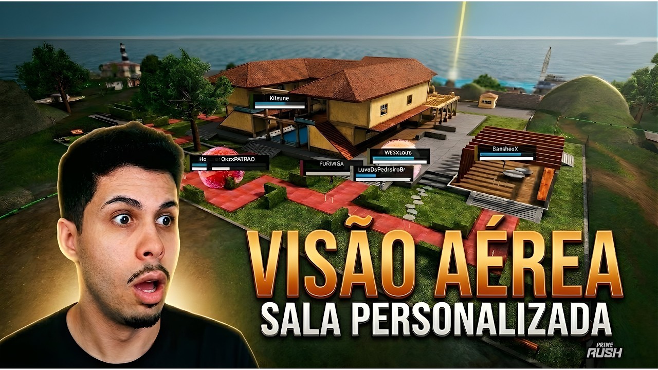 SALA A&Eacute;REA COM NARRA&Ccedil;&Atilde;O!! BROTAAA!! #primerush