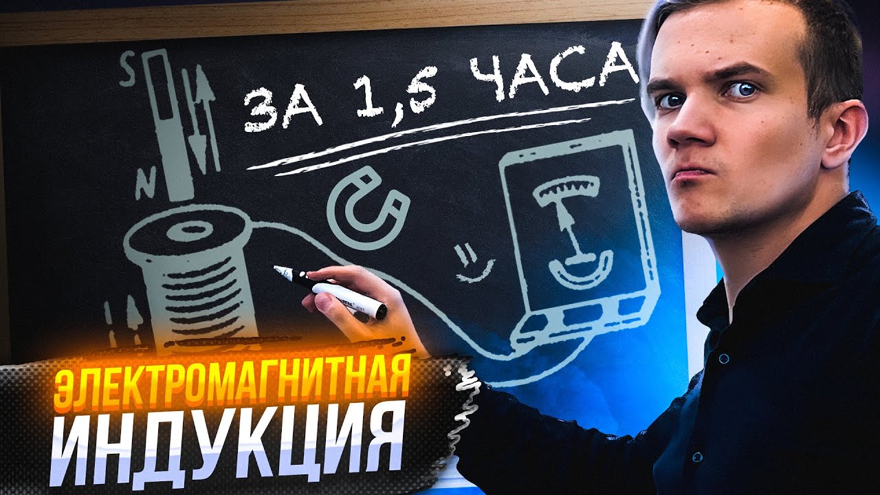 Вся электромагнитная индукция за 1,5 часа | ЕГЭ 2024 по физике
