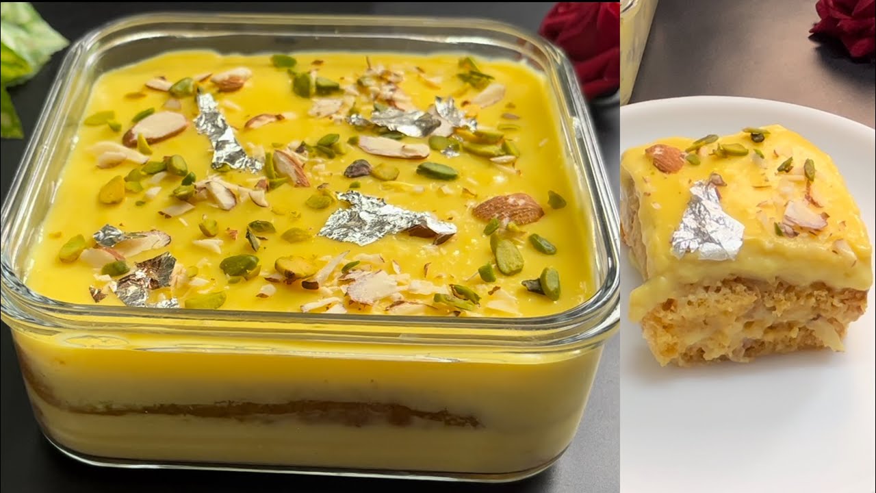 15 Minutes Dessert सिर्फ़ दो कप दूध से बनाये पूरे परिवार के लिए Instant Dessert Recipe
