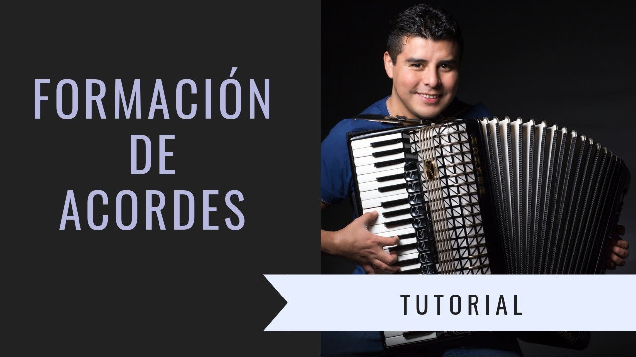 Formación de acordes en acordeón de teclado