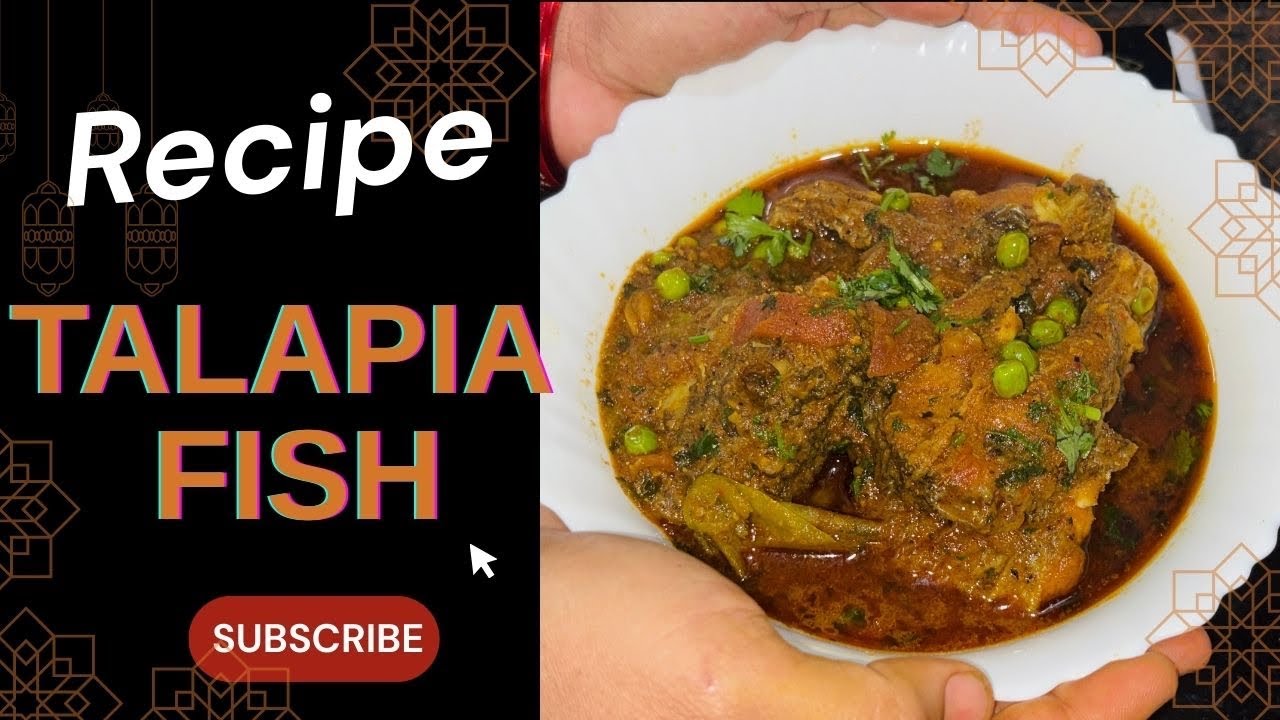 Aaj ki Sabji - Talapia Fish Recipe तलपिया मछली #fishrecipe 