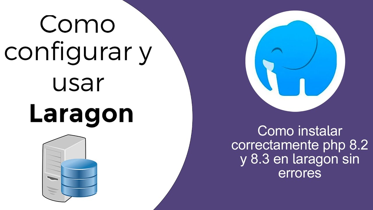 Como instalar php 8.2 y 8.3 en laragon sin errores