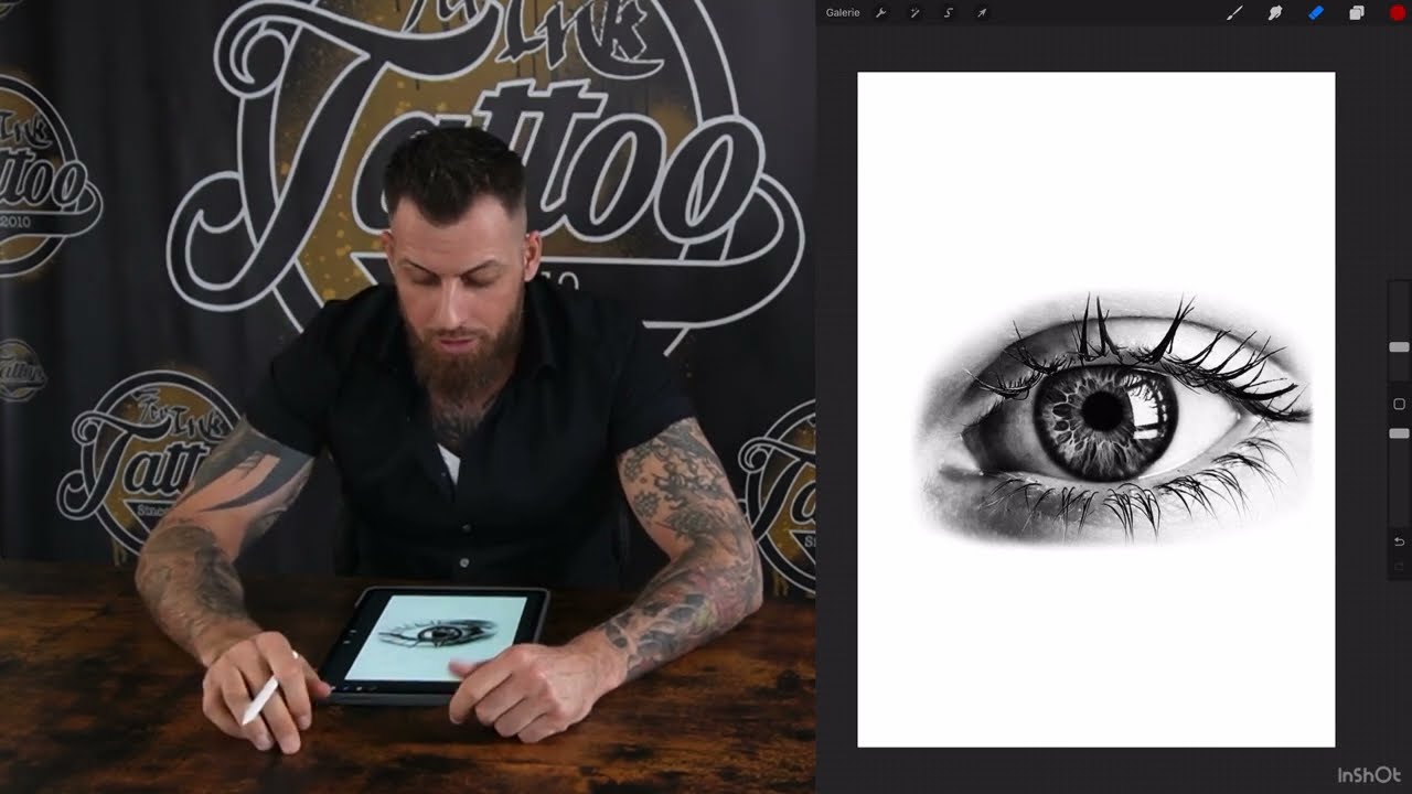 Stencil Vorlage mit Procreate für Epson Eco Tank erstellen