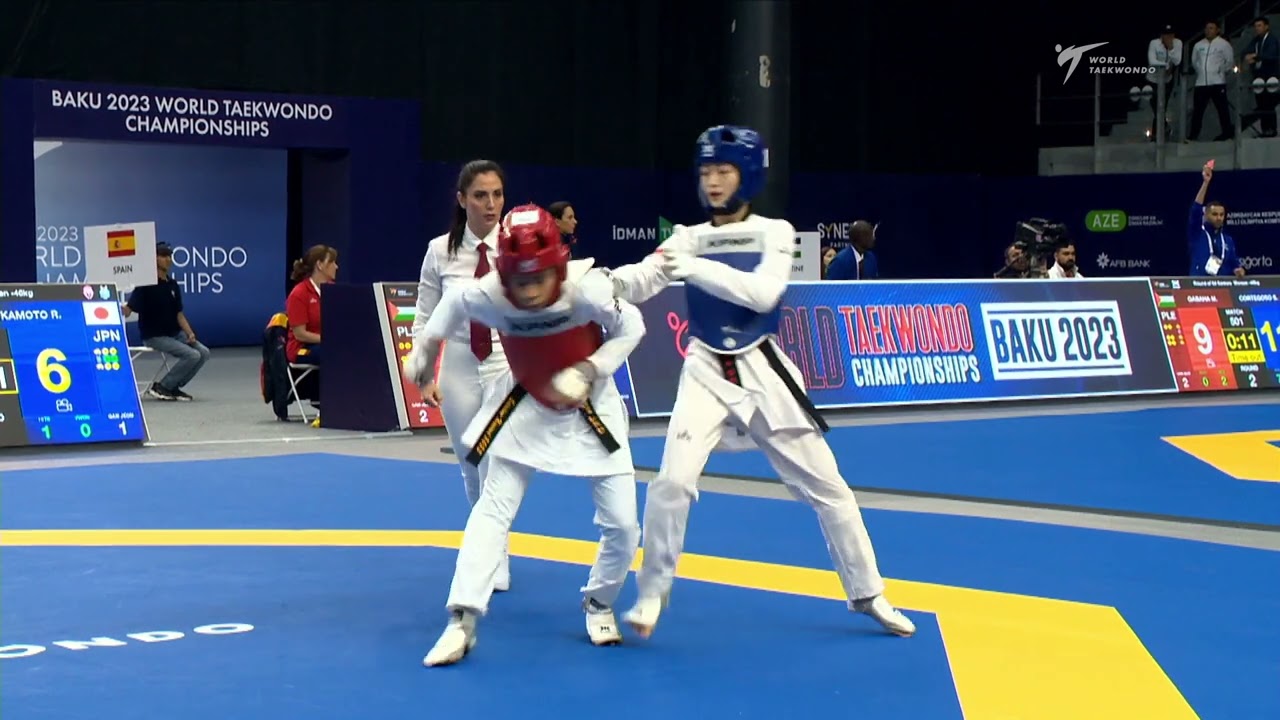 402 R64 Women  46kg JPN OKAMOTO R  PUR SANCHEZ S