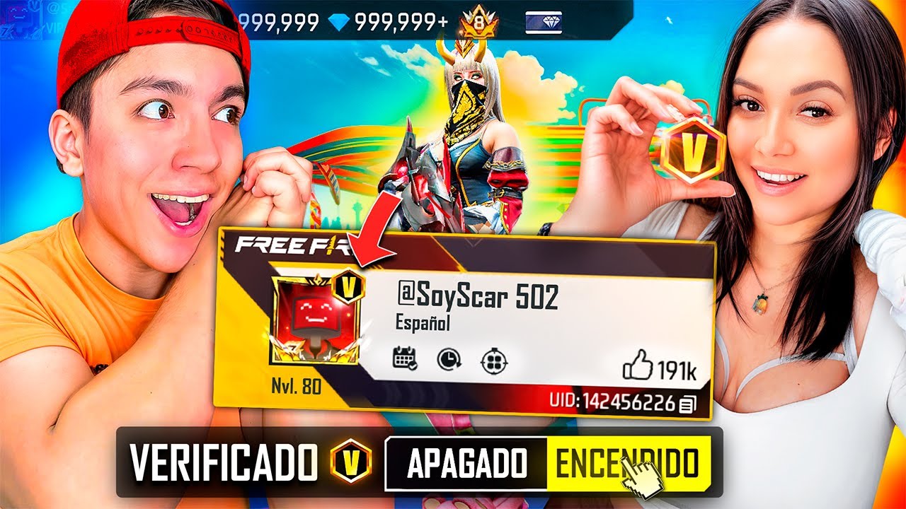 LE REGRESO LA VERIFICACION A SCAR en FREE FIRE Y ME PERDONA😍!