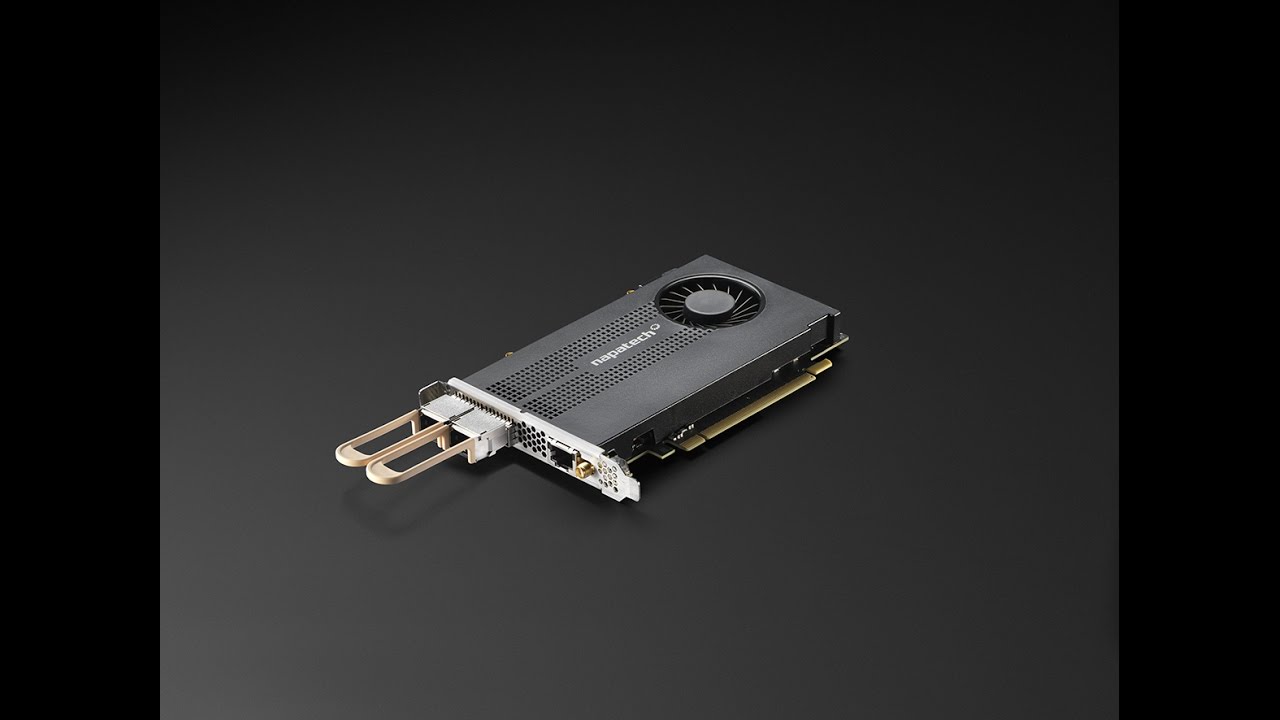 Compact 200G FPGA SmartNIC
