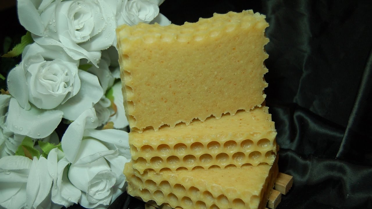 Honey Comb- Cold Process Beeswax and Honey Soap