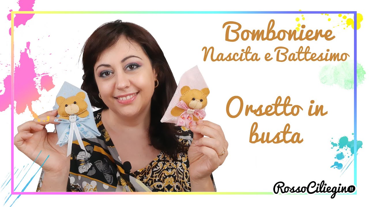 Orsetti in Busta - Bomboniere Nascita e Battesimo #bear #weddingfavors #cucitocreativo