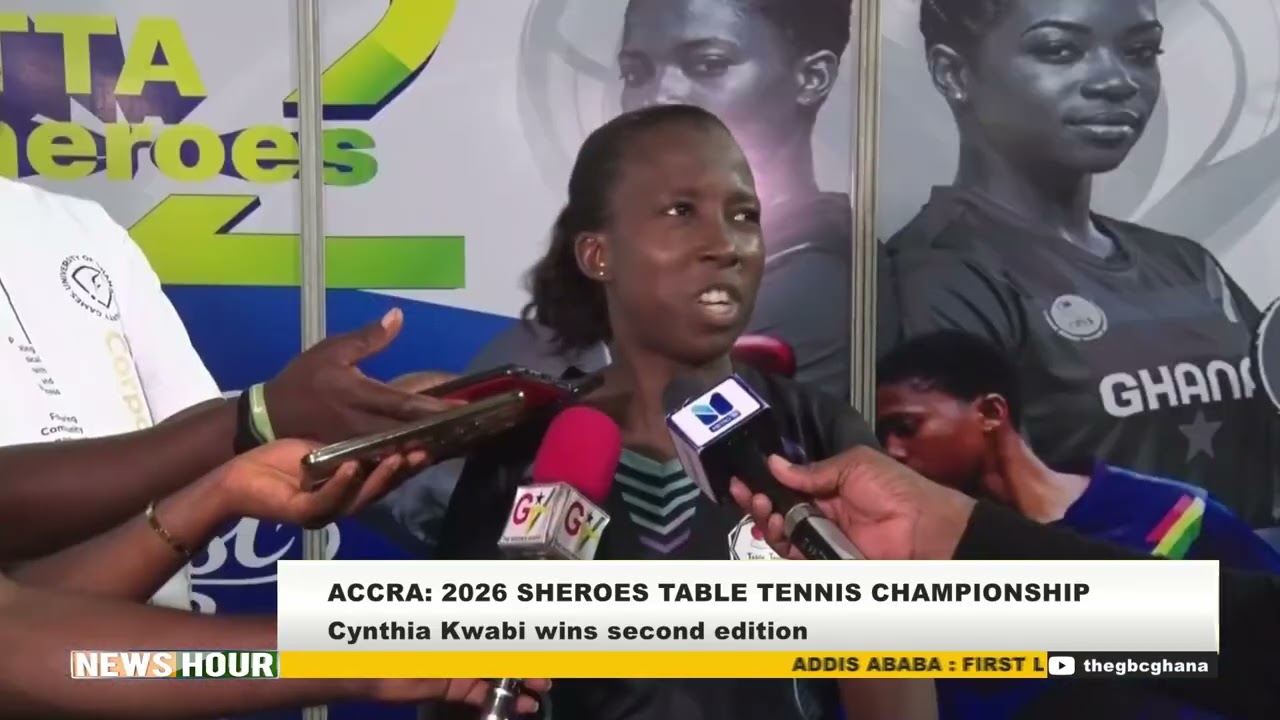 CYNTHIA KWABI WINS SECOND EDITION OF THE 2026 SHEROES TABLE TENNIS CHAMPIONSHIP