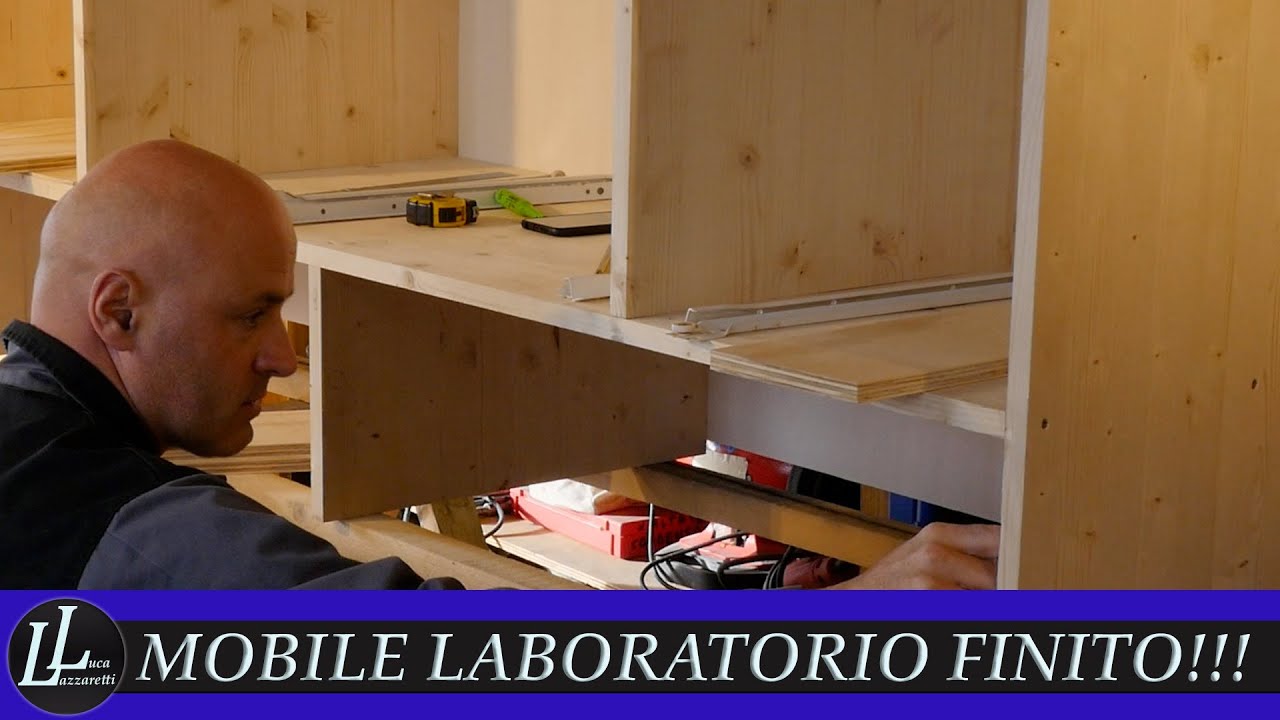 #49 Fai da te -Mobile laboratorio (parte finale)-DIY laboratory furniture