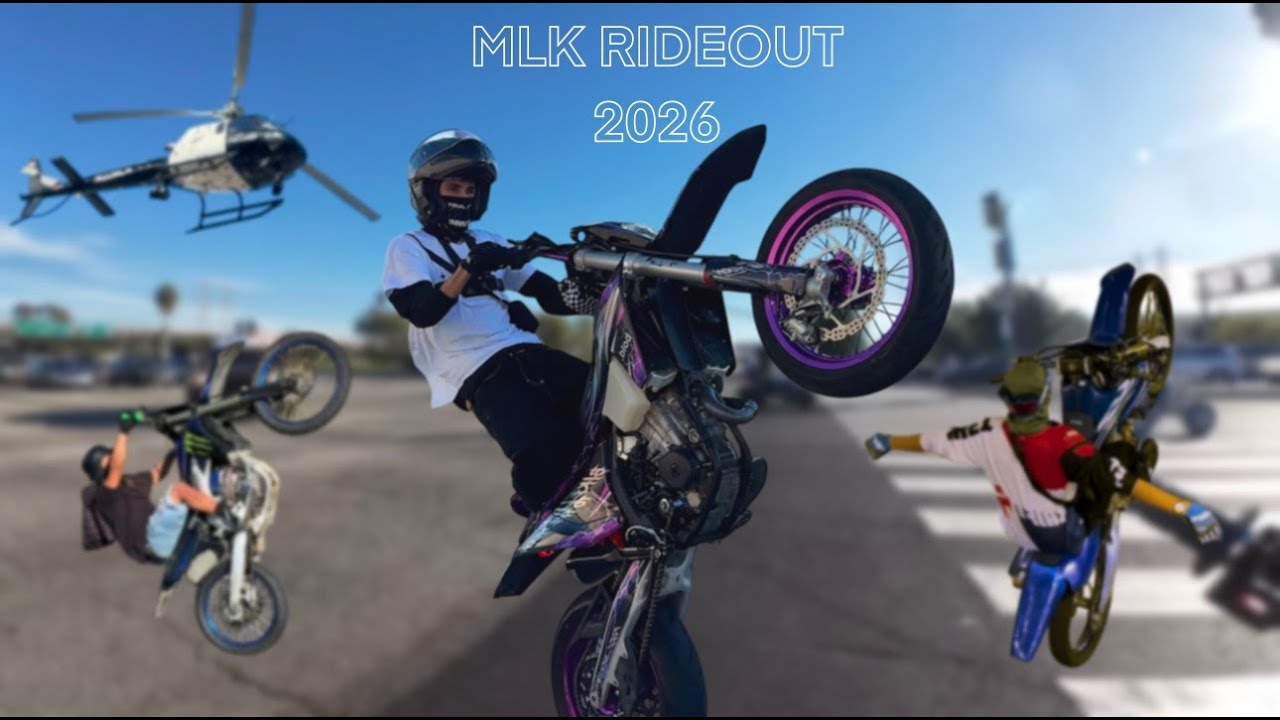 DIRTBIKES TAKEOVER THE STREETS OF LA (MLK RIDEOUT 2026)