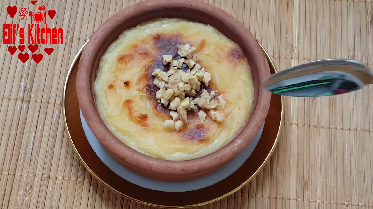 Milk Halva (Famous Traditional Dessert from Bursa Turkey) Very Easy to Make!