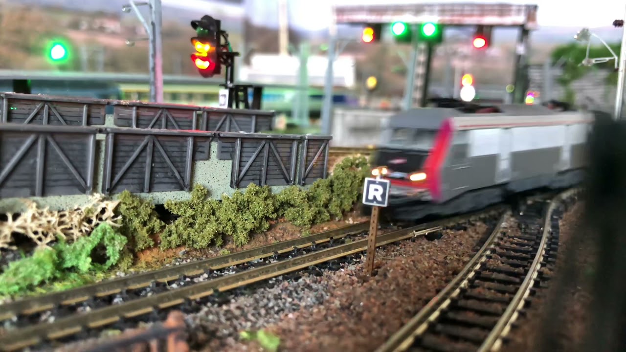 Train échelle N sncf mon réseau