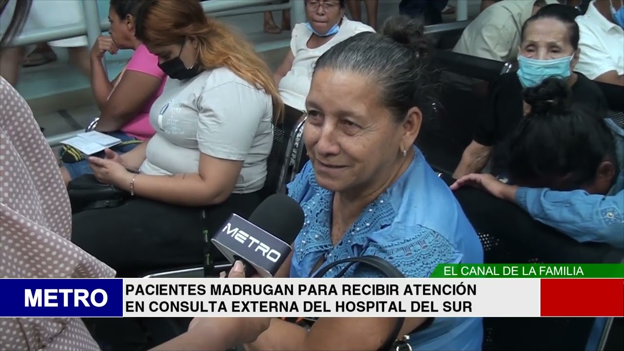 PACIENTES MADRUGAN PARA RECIBIR ATENCIÓN EN CONSULTA EXTERNA DEL HOSPITAL DEL SUR