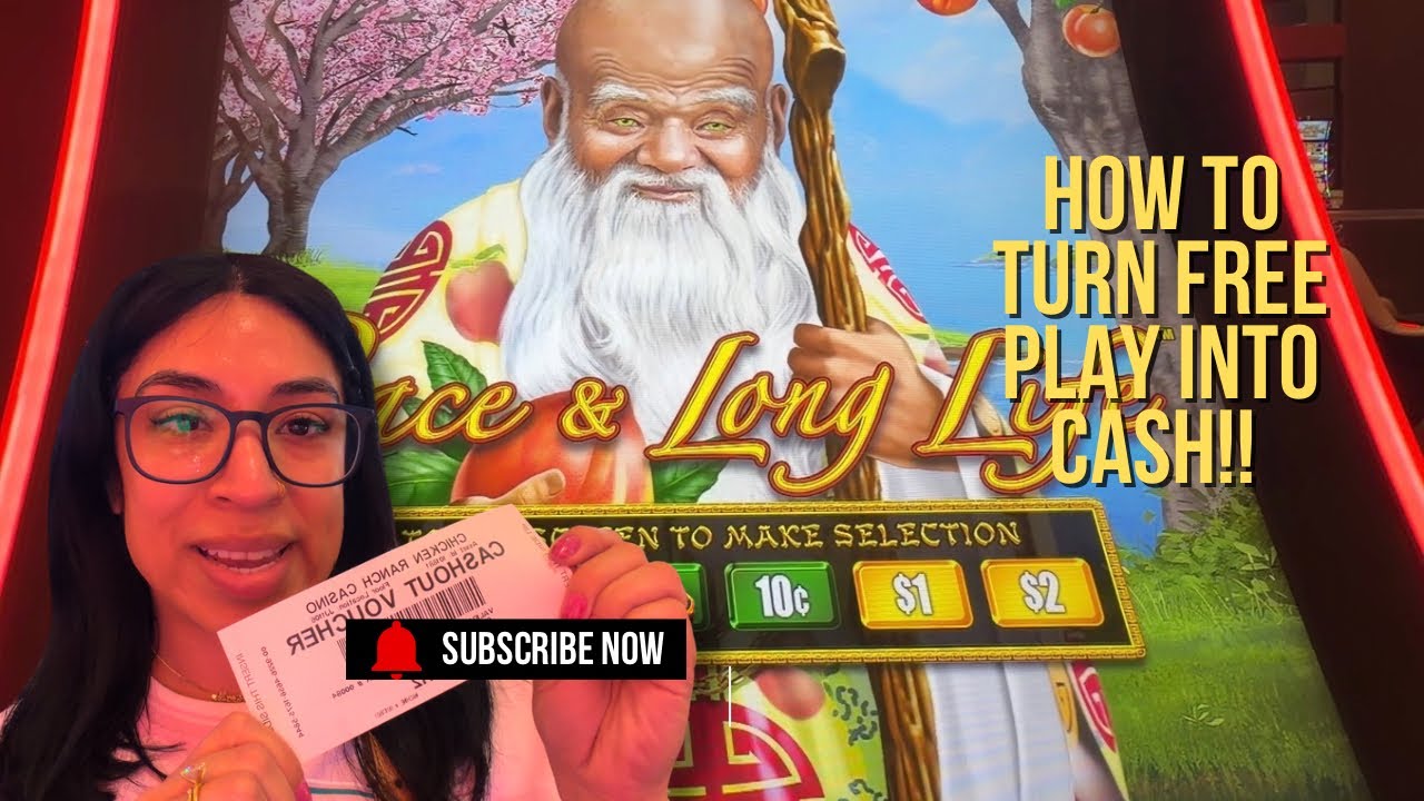 MY METHOD TO TURN FREE PLAY INTO CASH!! 