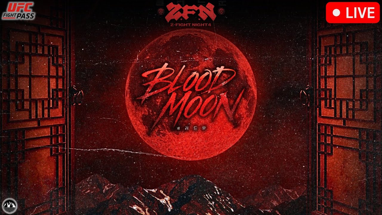 ZFN 4: Blood Moon 블러드문  | LIVE STREAM | MMA Fight Companion | Hwang  vs. Polizzi | Z Fight Night