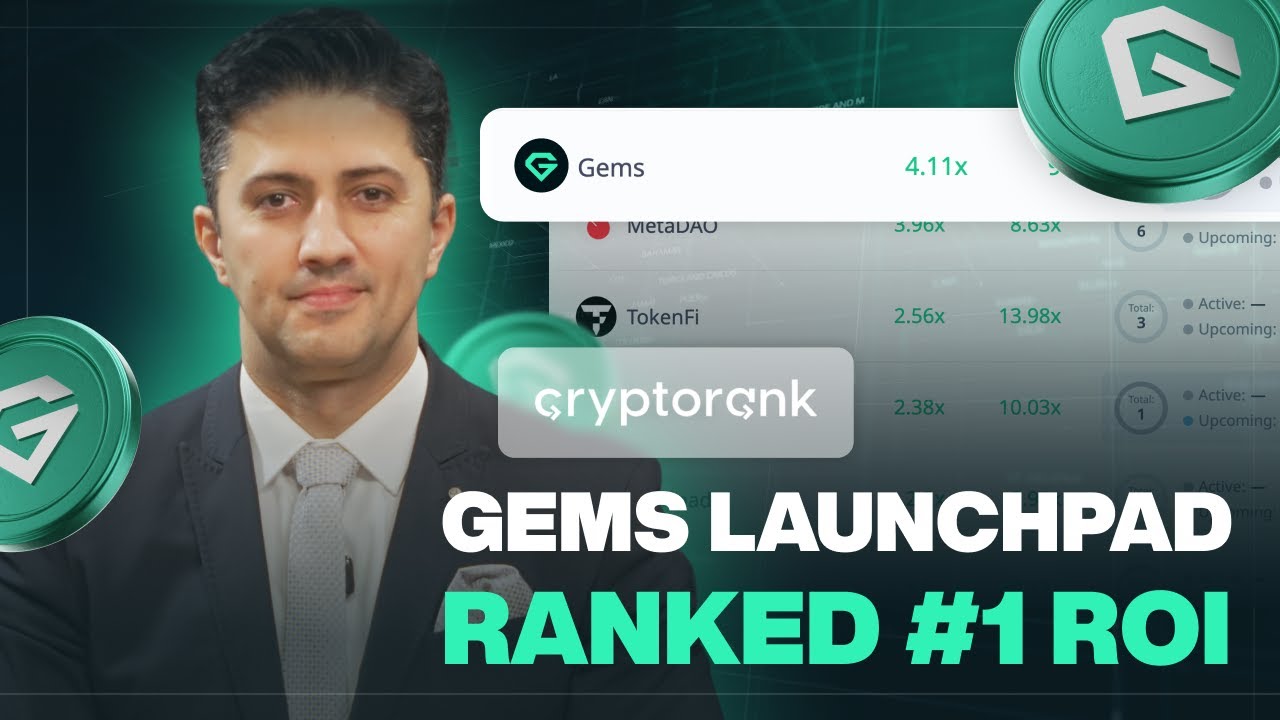 Gems Launchpad Ranked  #1 ROI!