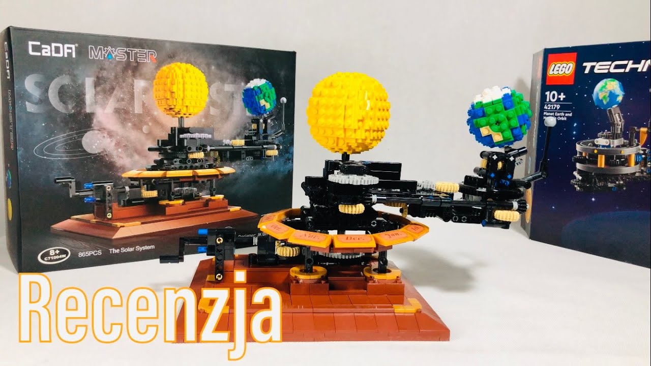 CaDA C71004W The Solar system / Recenzja / Por&oacute;wnanie z Lego Technic 42179