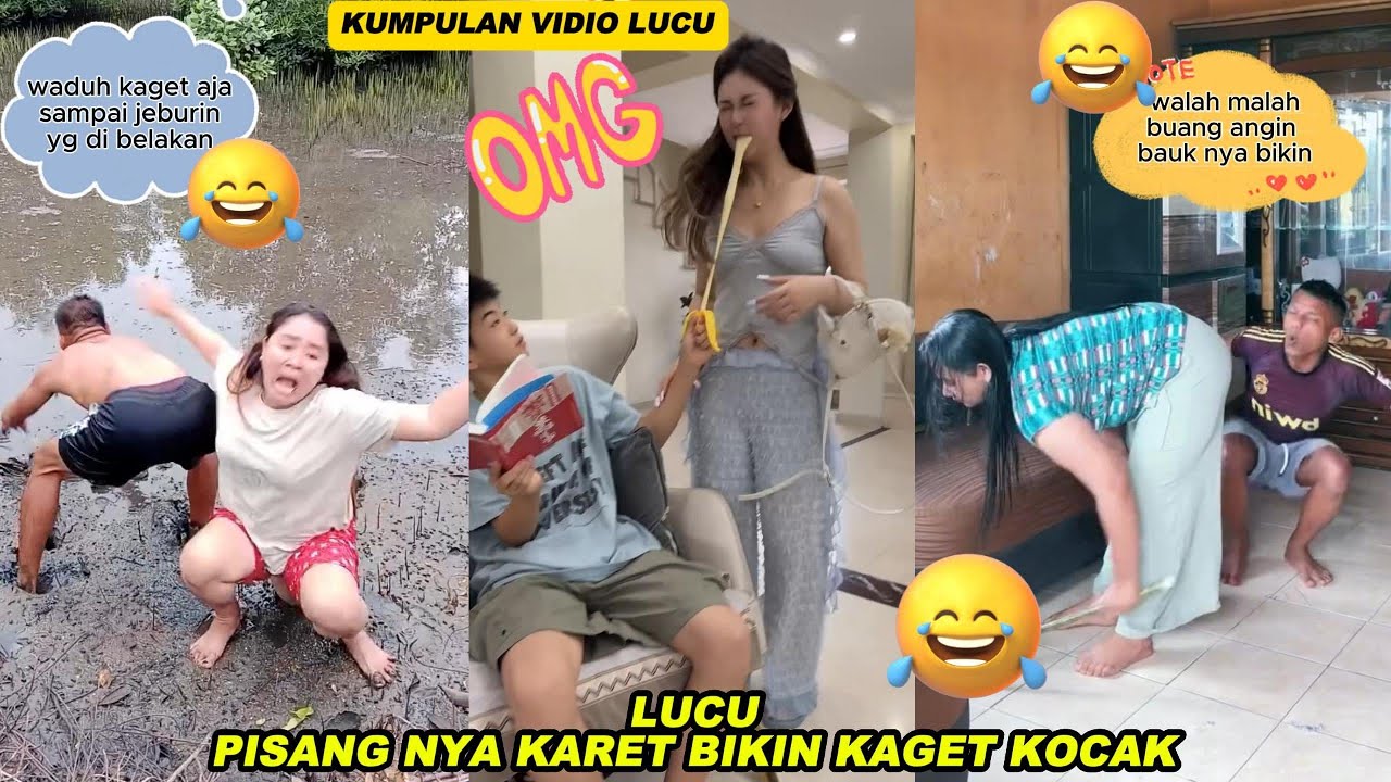 DRAMA LUCU TERNYATA PISANG NYA KARET BIKIN KOCAK !! KUPULAN VIDIO GOKIL
