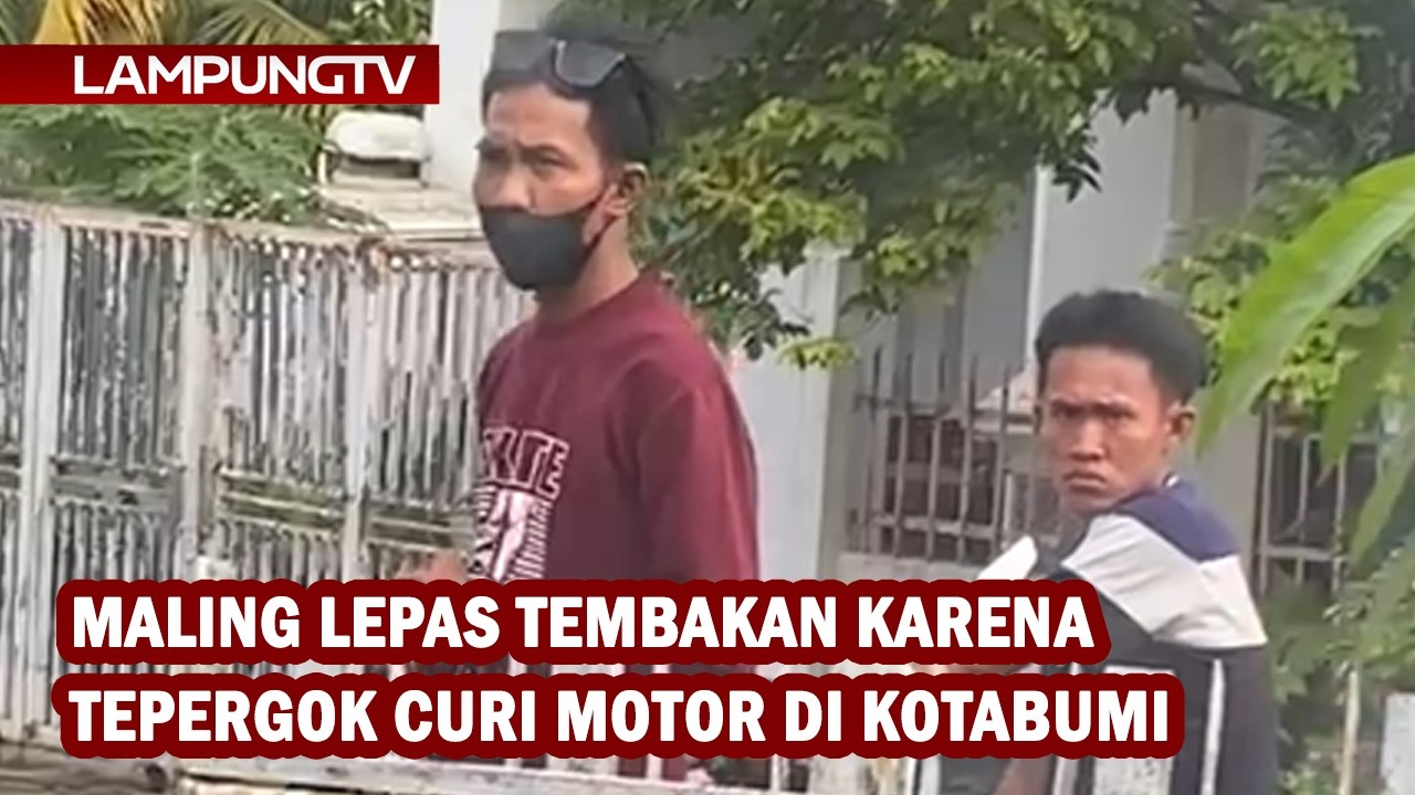 Maling Lepas Tembakan Karena Tepergok Curi Motor di Kotabumi