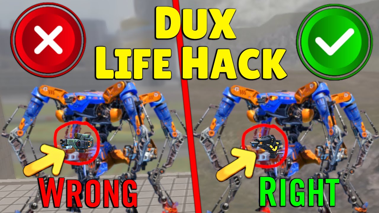 Graj swoim robotem DUX w ten spos&oacute;b&hellip; Hack na życie w War Robots