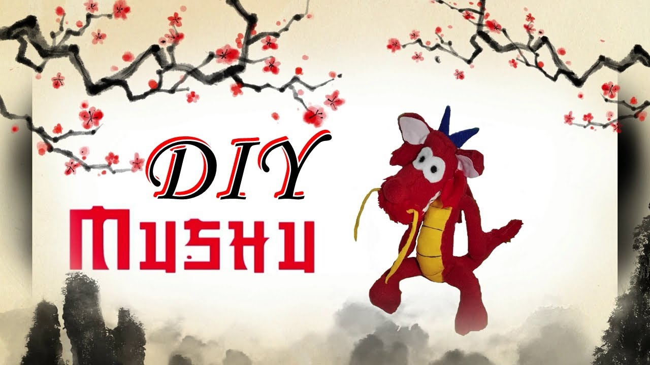 COMO HACER A MUSHU DE MULAN EN TELA/ HOW TO MAKE MUSHU DE MULAN IN FABRIC