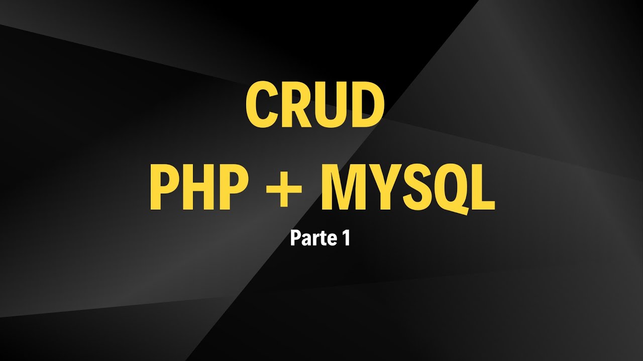 Lista e Criação de Registros com PHP + MySQL (CRUD)