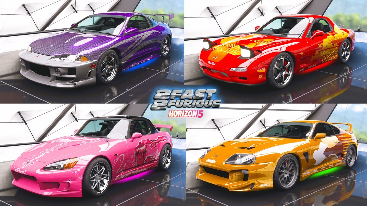 Forza Horizon 5 - 2 Fast 2 Furious Cars