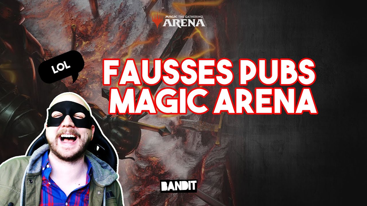 80% DES GENS TROUVENT CES FAUSSES PUBS MTGA DR&Ocirc;LES | MAGIC ARENA [FR]