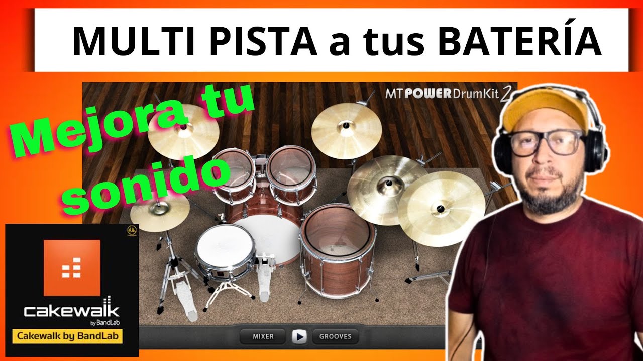 CAKEWALK: Como hacer MULTI PISTA a tus BATERÍAS (Mejora tu sonido)