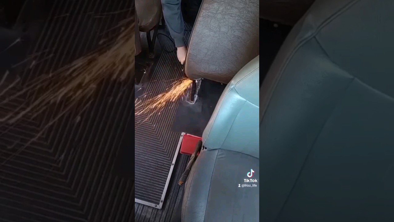 Removing seats in the School bus! #skoolie #skooliebuild #skoolieconversion #skoolielife #vanlife