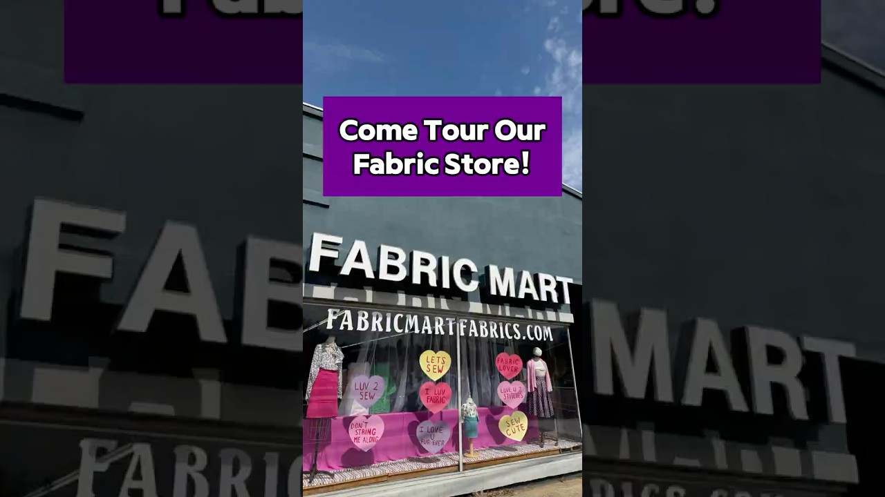 Посетите наш магазин тканей! Взгляд изнутри на Fabric Mart в Пенсильвании