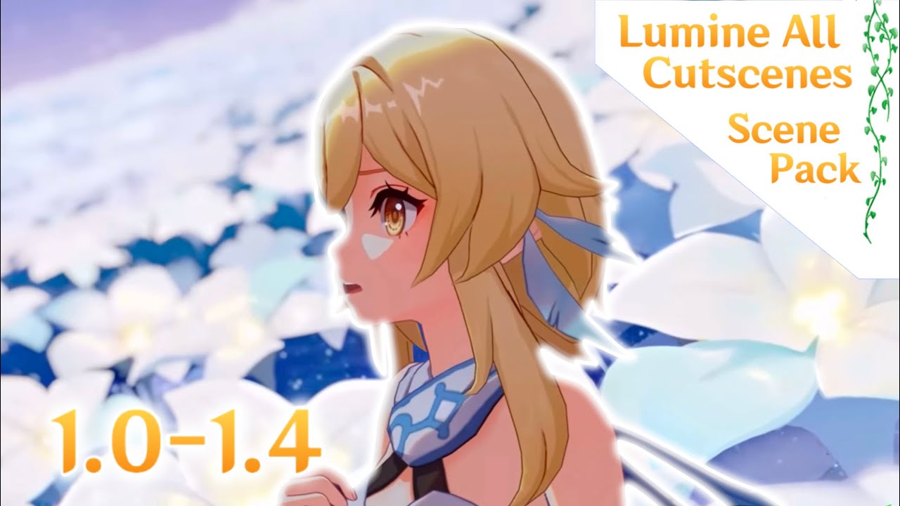 1.0-1.4 All Lumine Cutscenes Genshin Impact Includes archon & story quests, along with events