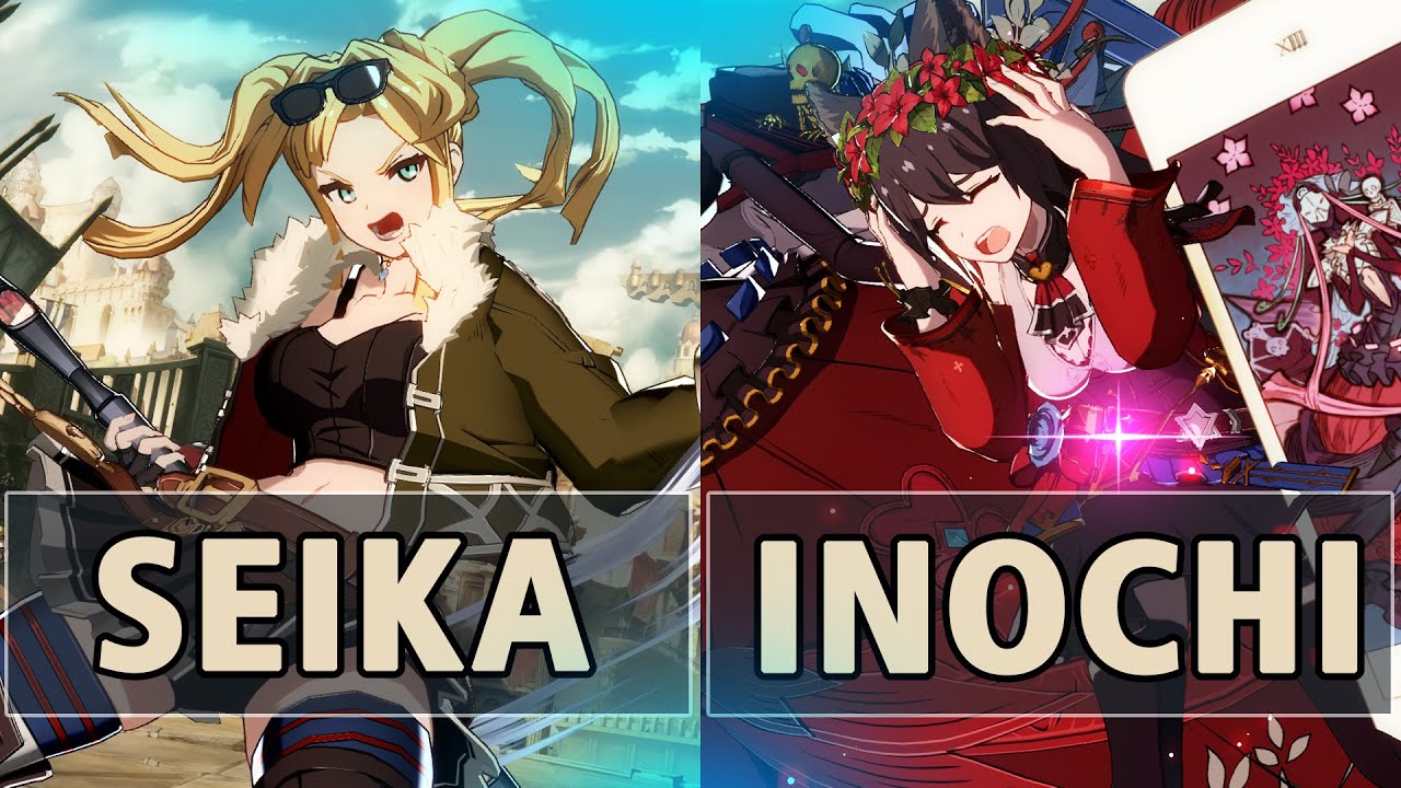 GBVSR:🔥Seika (Zeta Crimson Bomber) Vs Inochi (Nier)🔥| High Level Gameplay.