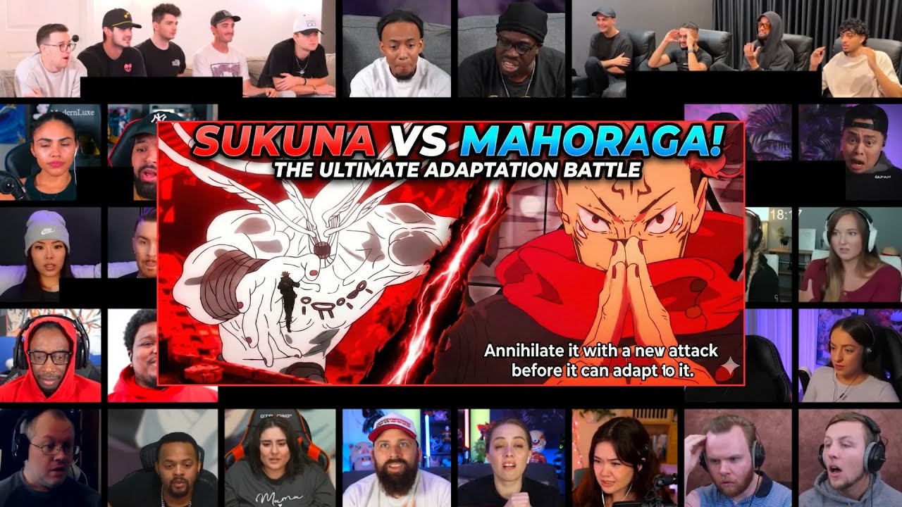 🔥SUKUNA VS MAHORAGA! Malevolent Shrine Destroys Shibuya 🤯 | JJK S2 Ep 17 | Reaction Mashup