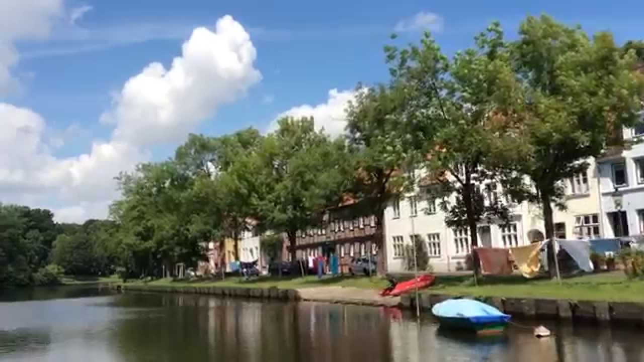 Lübeck -  Bootsfahrt auf der Trave - Boating on the River Trave