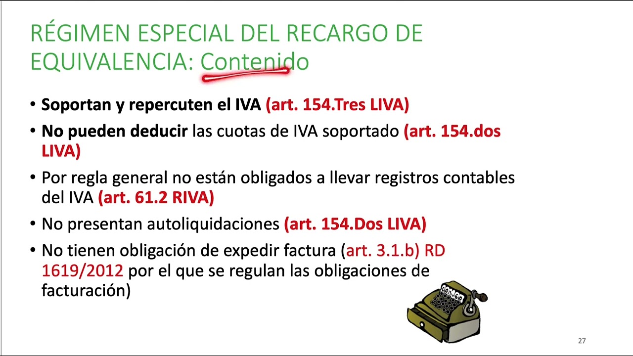IVA 09 04 Recargo de equivalencia