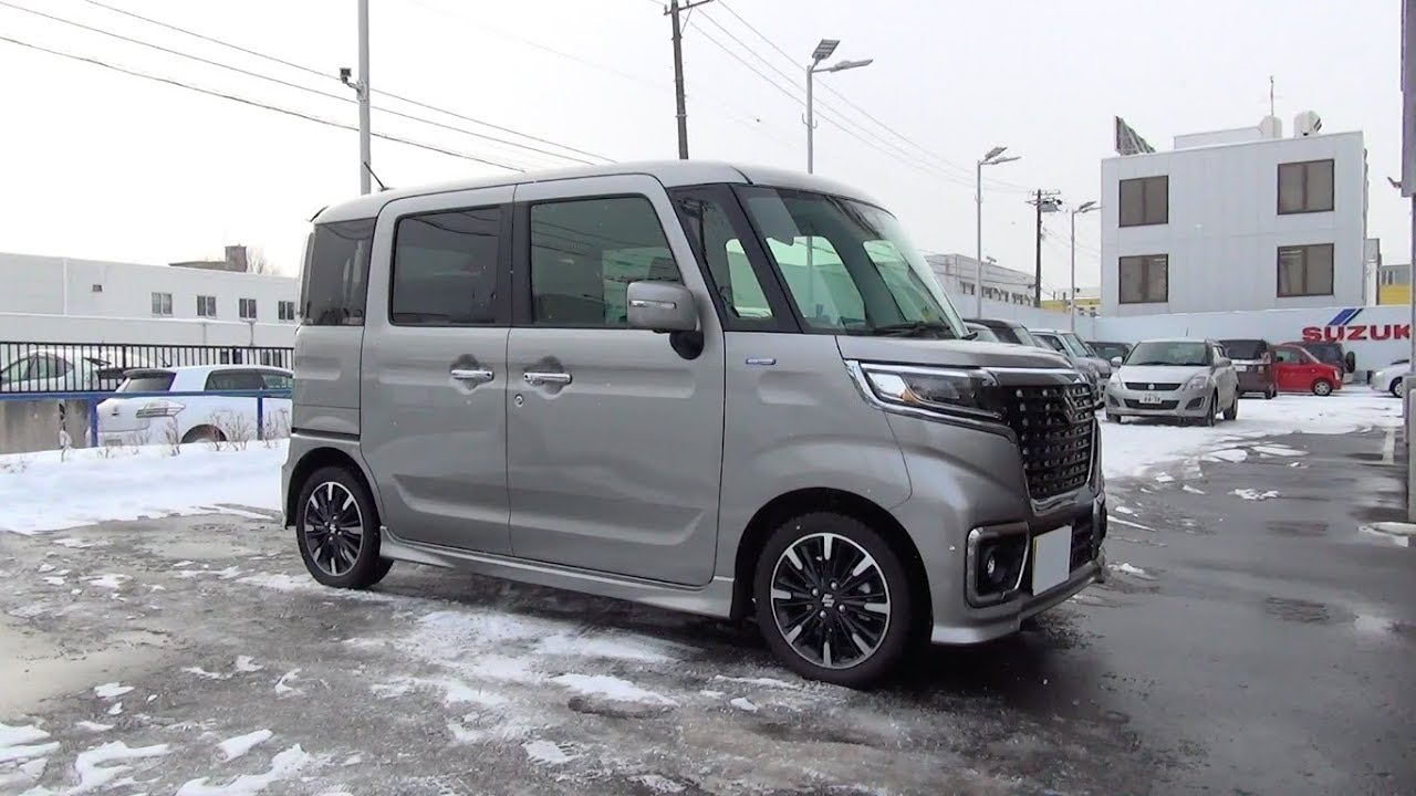 2017/2018 新型 スズキ スペーシアカスタム ハイブリッド XSターボ 4WD 内外装