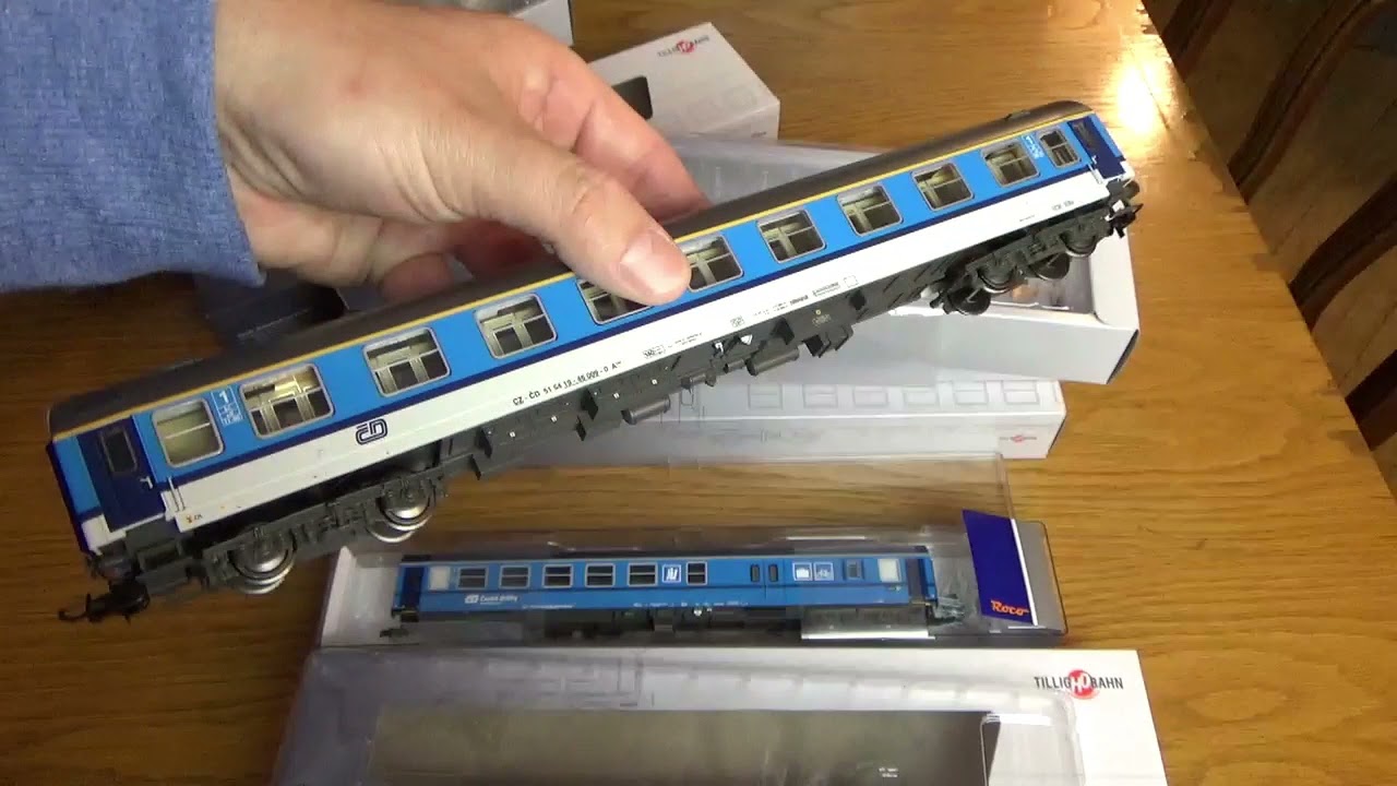 UNBOXING Wagon bagażowy CD Roco 64865 i wagony CD Tillig