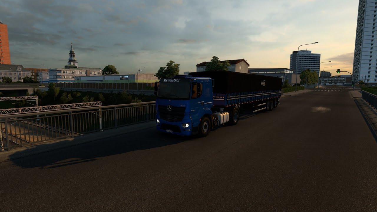 LIVE - ETS2/MAPA EA 1.58 - B.AIRES, ARG ATÉ RECONQUISTA, ARG - MB AXOR 2038 BY RBZ MODS