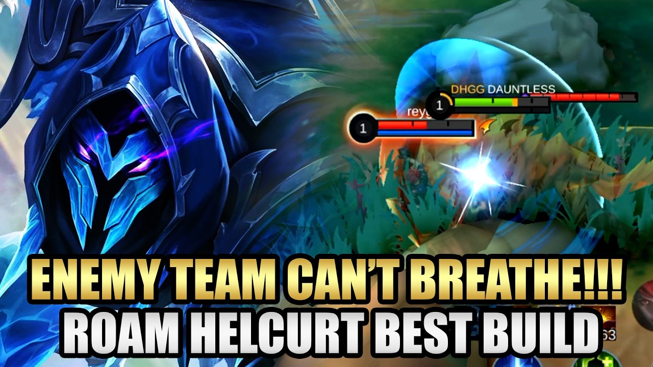ENEMY TEAM CAN’T BREATHE! 😱🌙 ROAM HELCURT BEST BUILD AND EMBLEM 2026