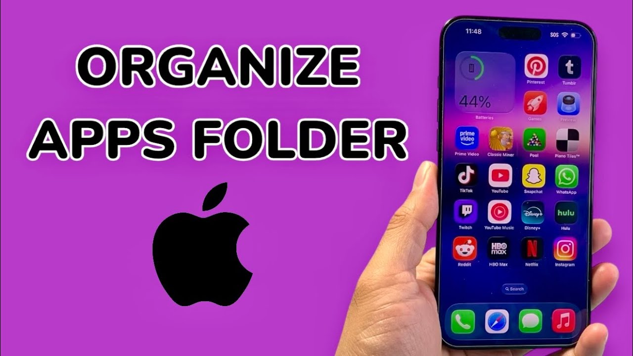 How To Organize Apps In Folder On iPhone